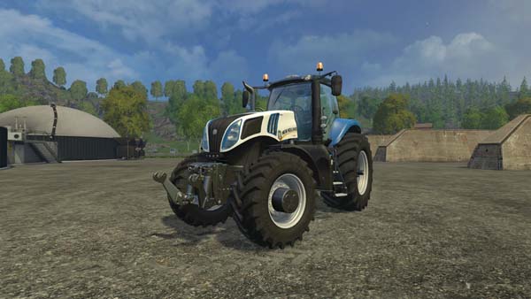 New Holland T8 Ultra white