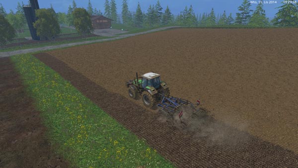 New texture cultivated ground 