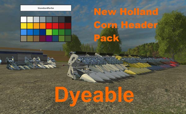 New Holland maize header pack