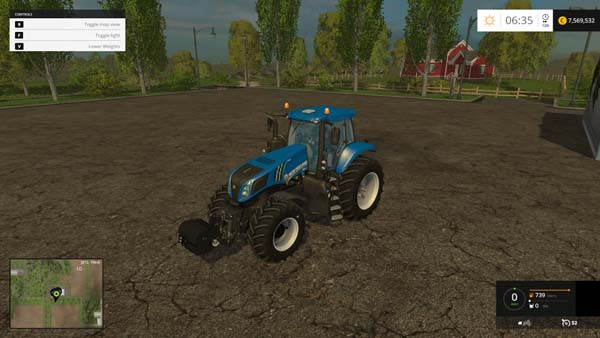 New Holland T8.435 + NH Weight