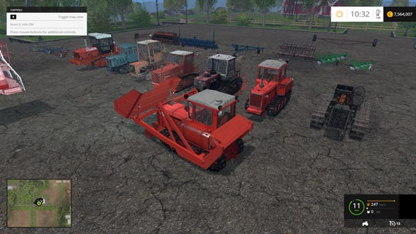 Crawler Tractors Set