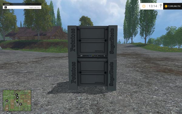 Potato and Beet Boxes 