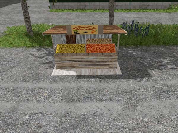 Fruit and berry stand