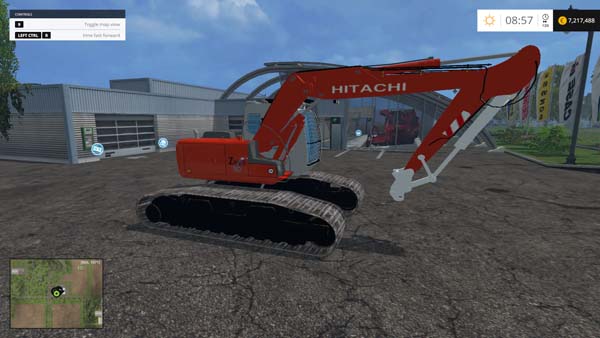 Hitachi ZX110 excavator
