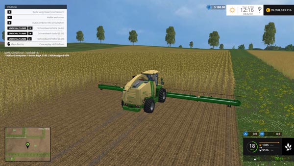 Krone Big X with 128k 