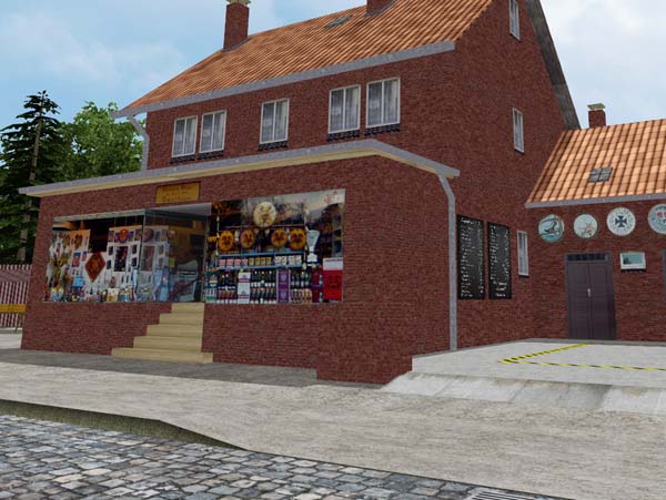 Supermarket and shop