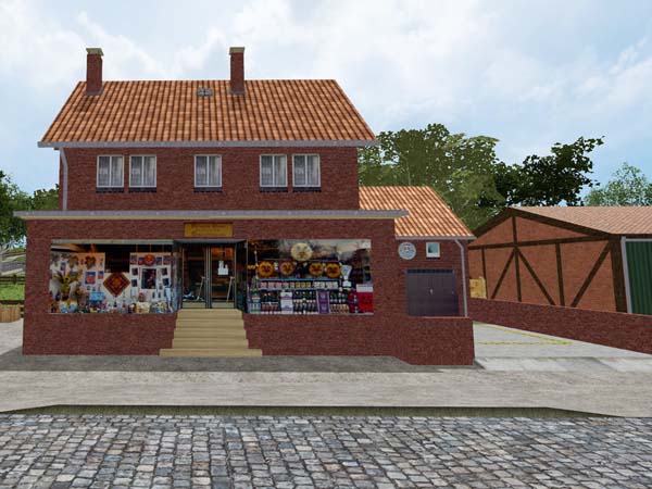 Supermarket and shop