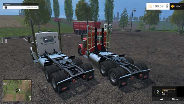 Peterbilt 379 logger Truck