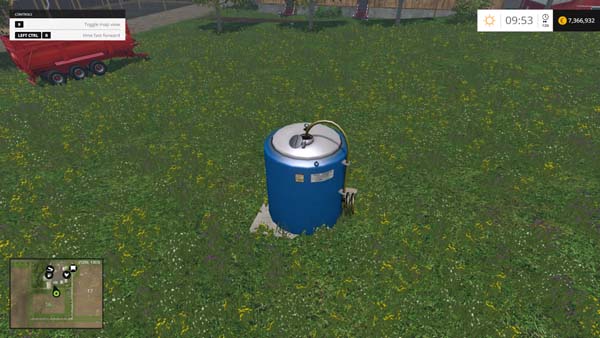 Placeable Fertilizer Tank