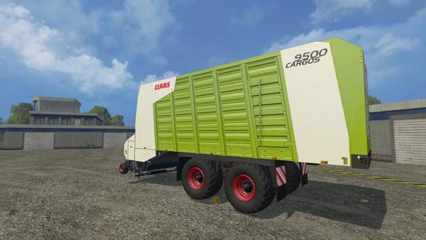 Claas Cargos 9500 4 Wheels Chassis 