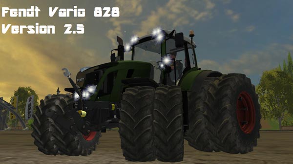 Fendt 828 Tractor Full script 