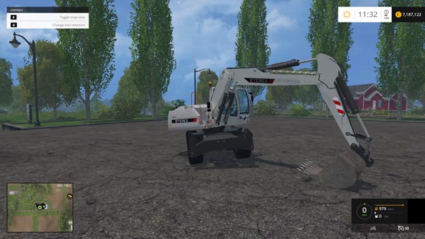 Terex TW 170 Excavator