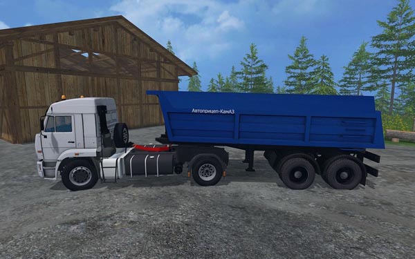 Kamaz and Trailer Set