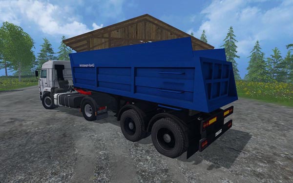 Kamaz and Trailer Set