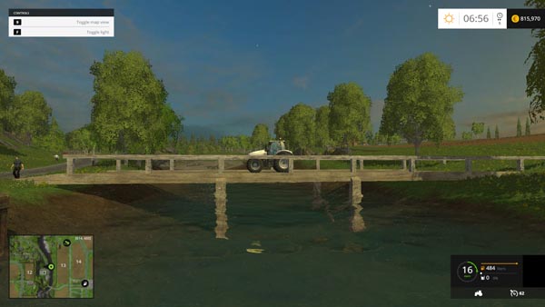Placeable bridge
