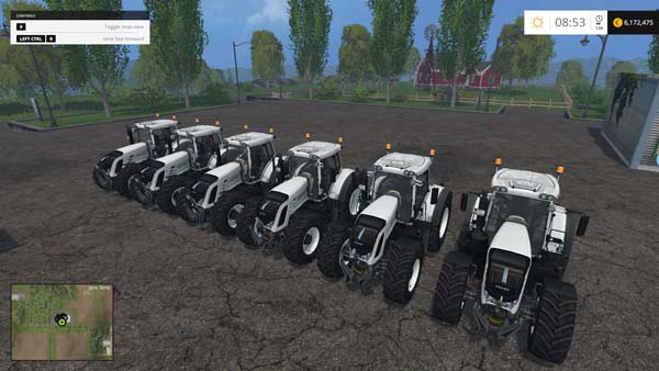 Fendt 924 939 Vario White Tractor