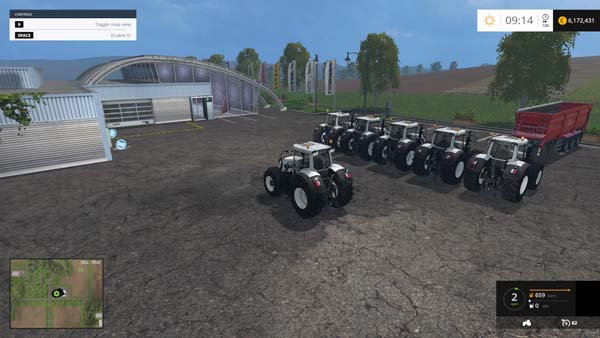 Fendt 924 939 Vario White Tractor