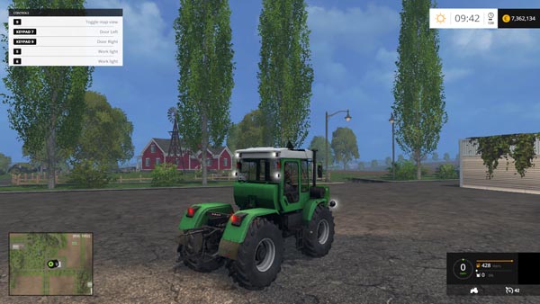HTZ 17022 Green Tractor