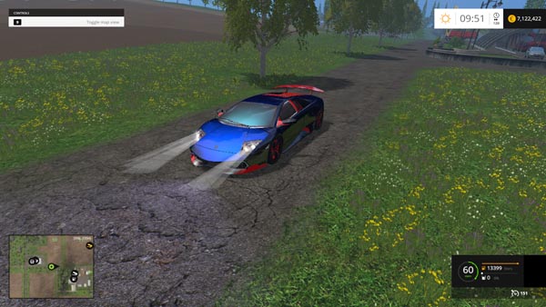 LAMBORGHINI MURCIELAGO BLUE