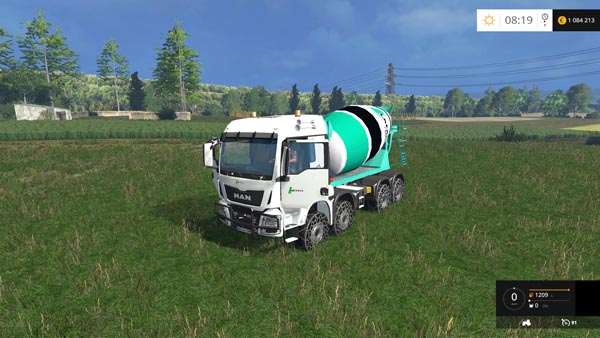 Man Tga 8X8 Concrete Mixer