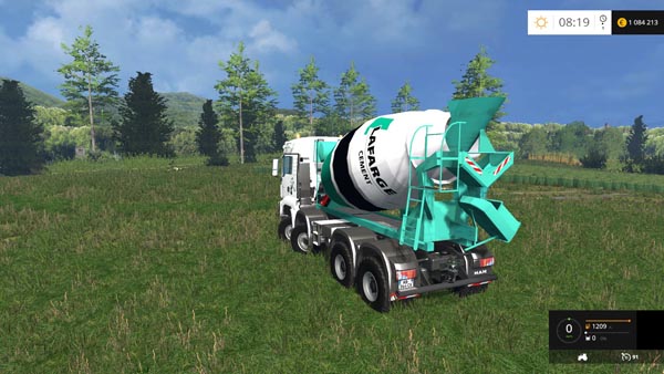 Man Tga 8X8 Concrete Mixer