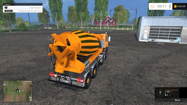 NBM MAN TGA 8X8 HKL CONCRETE MIXER