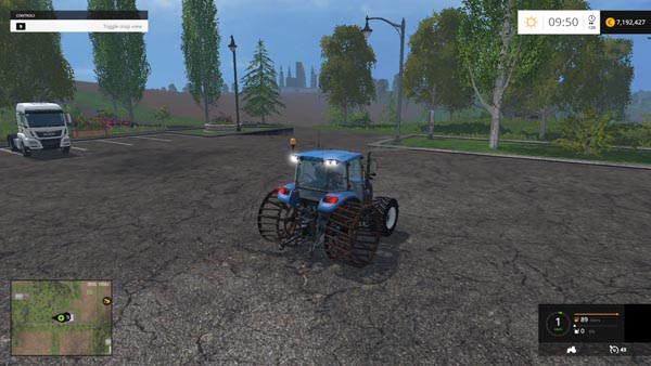 New Holland T4.75 With Iron Wheel
