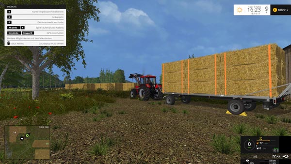 Fliegl DPW 180 automatic charging function 