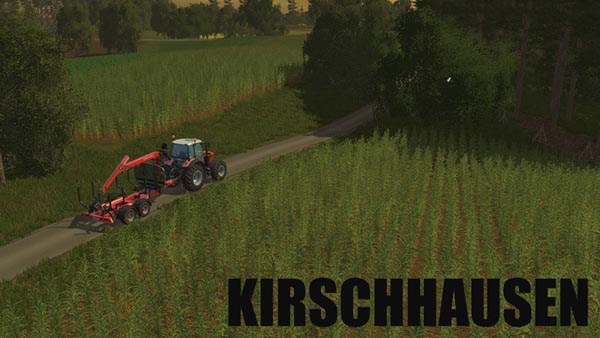 Kirschhausen agriculture in the hills 