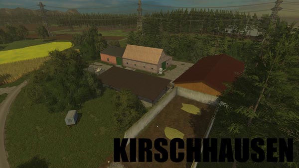 Kirschhausen agriculture in the hills 