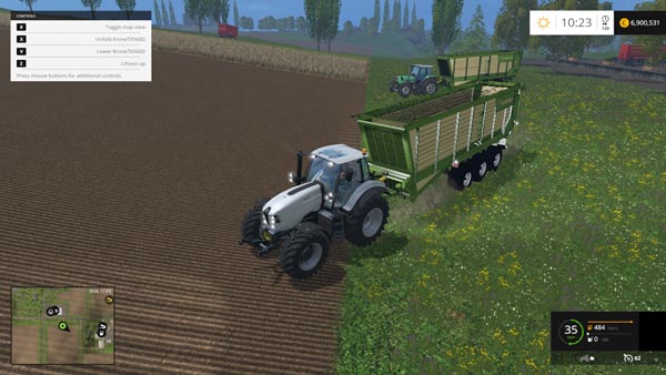 Krone TX 460 D and TX 560 D