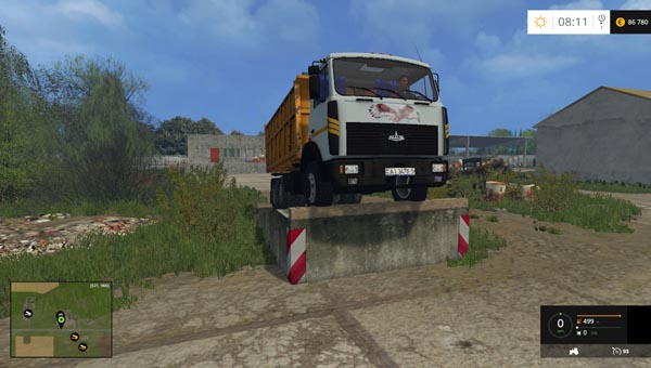 MAZ 5516 and Trailer