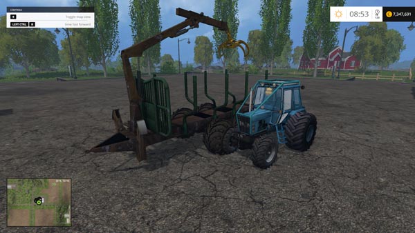 MTZ 82 + trailer