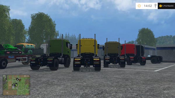 Scania R 730 Streamline Agro Truck v 1.0 colorchoice