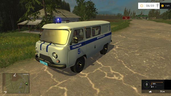 UAZ 3909 Police