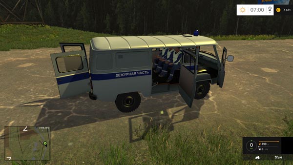 UAZ 3909 Police