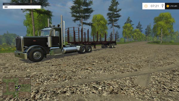 US Log Trailer