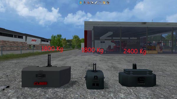 Claas Frontgewicht 1800kg