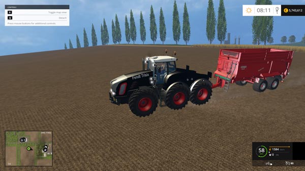 FENDT TRISIX BLACK