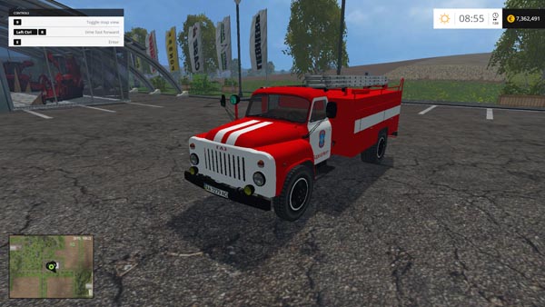 Gaz 53 firetruck