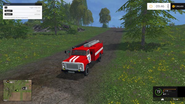 Gaz 53 firetruck