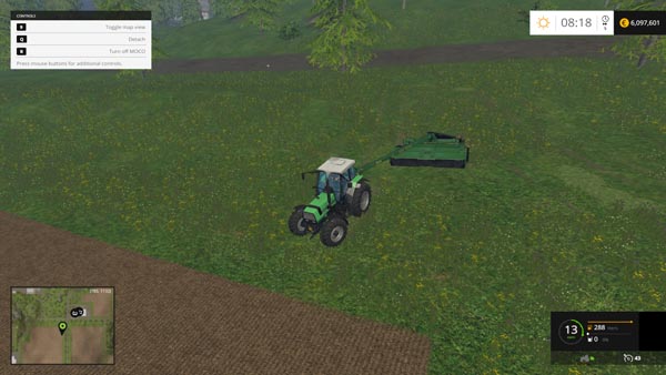 JOHN DEERE 956 MOCO MOWER FIXED