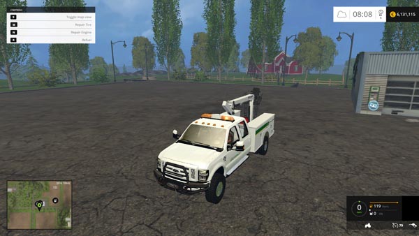 JOHN DEERE SERVICE FLATBED