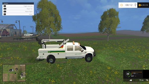 JOHN DEERE SERVICE FLATBED