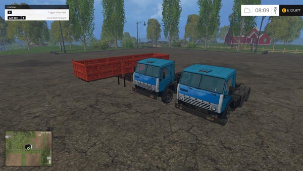KamAZ 5410 Truck and Trailer