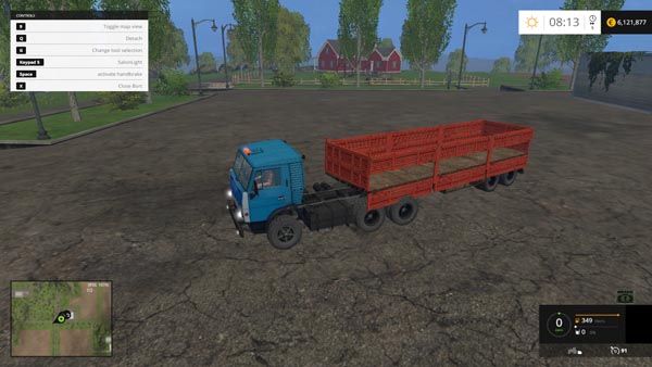KamAZ 5410 Truck and Trailer