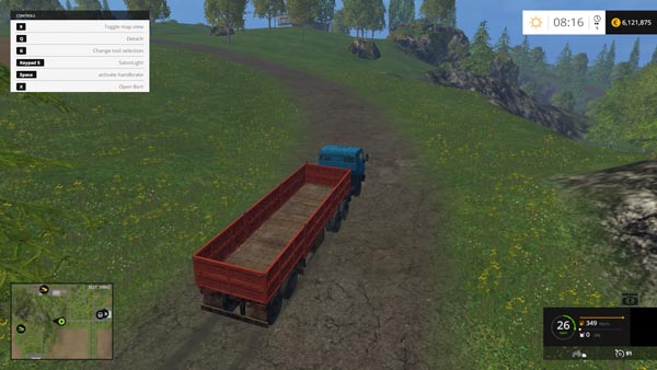 KamAZ 5410 Truck and Trailer