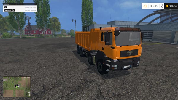 NBM MAN TGA 8X8 HKL PALFINGER VOLQUETE TRUCK