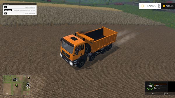 NBM MAN TGA 8X8 HKL PALFINGER VOLQUETE TRUCK