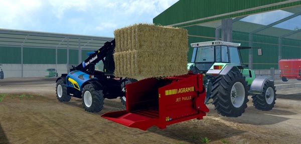 straw blower Agram jet paille 